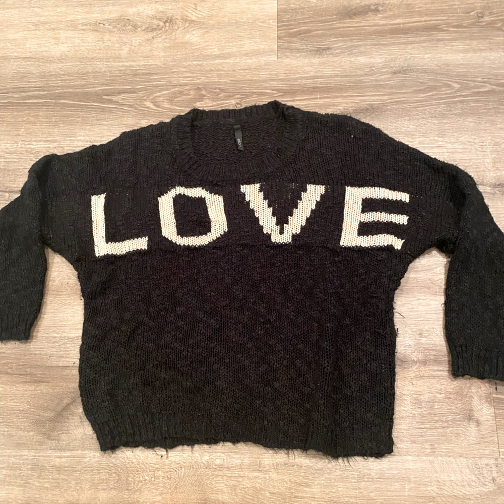 Elon LOVE sweater
